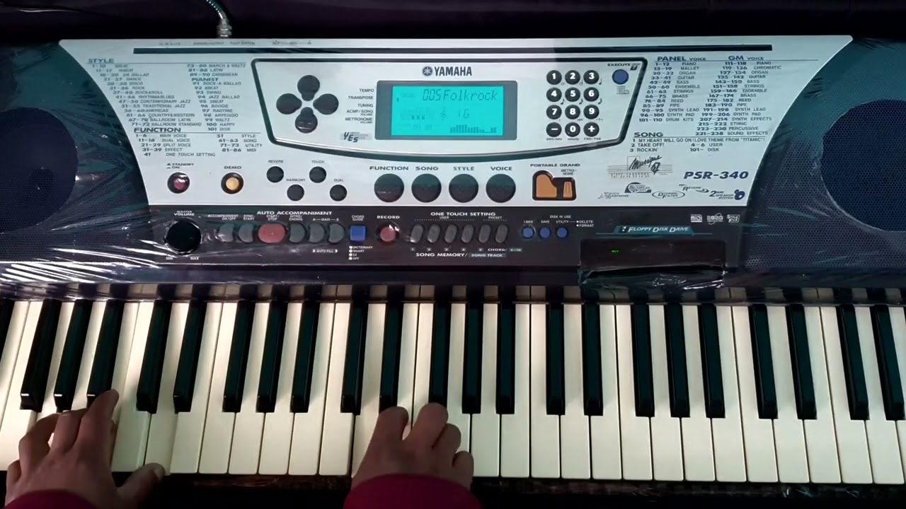 MI DÉBIL CORAZÓN 😢MINISTERIO FUEGO CONSUMIDOR..YAMAHA PSR 340