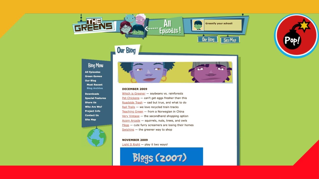 Meet the Greens: Site Tour, Part 4 (2007 Blogs)