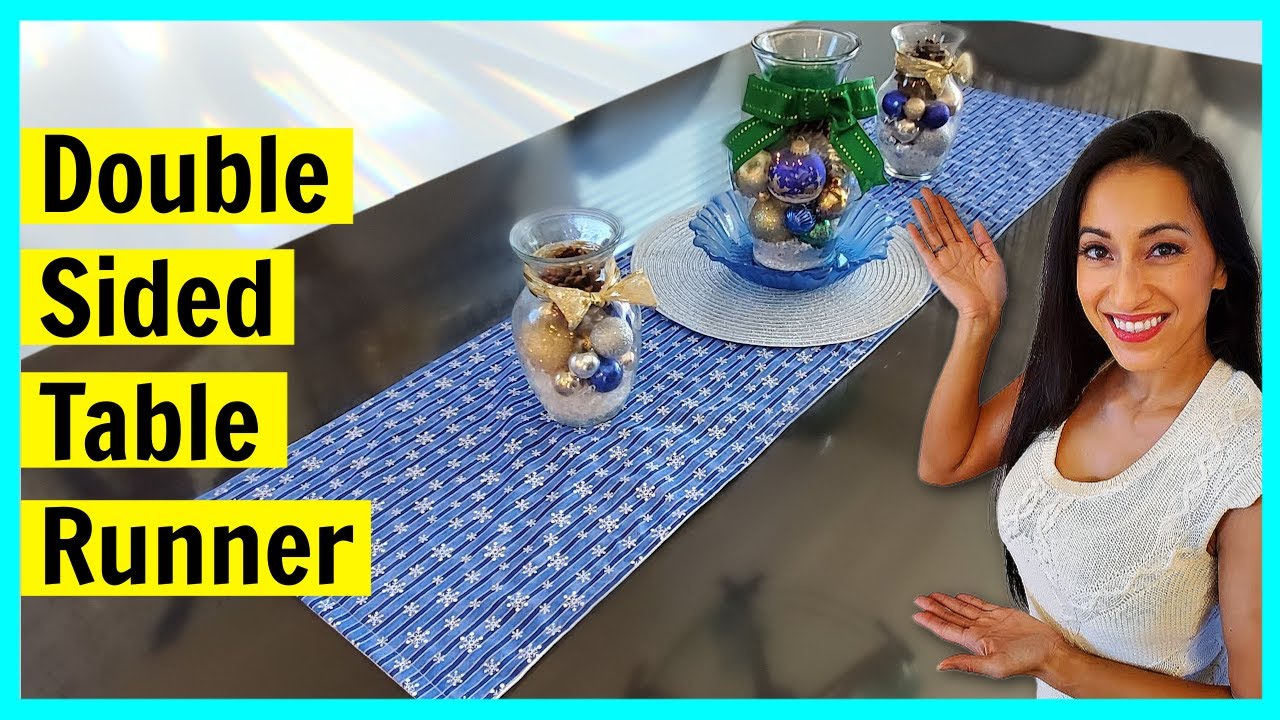 Effortlessly Sew a Fast and Easy Reversible Table Runner Today!