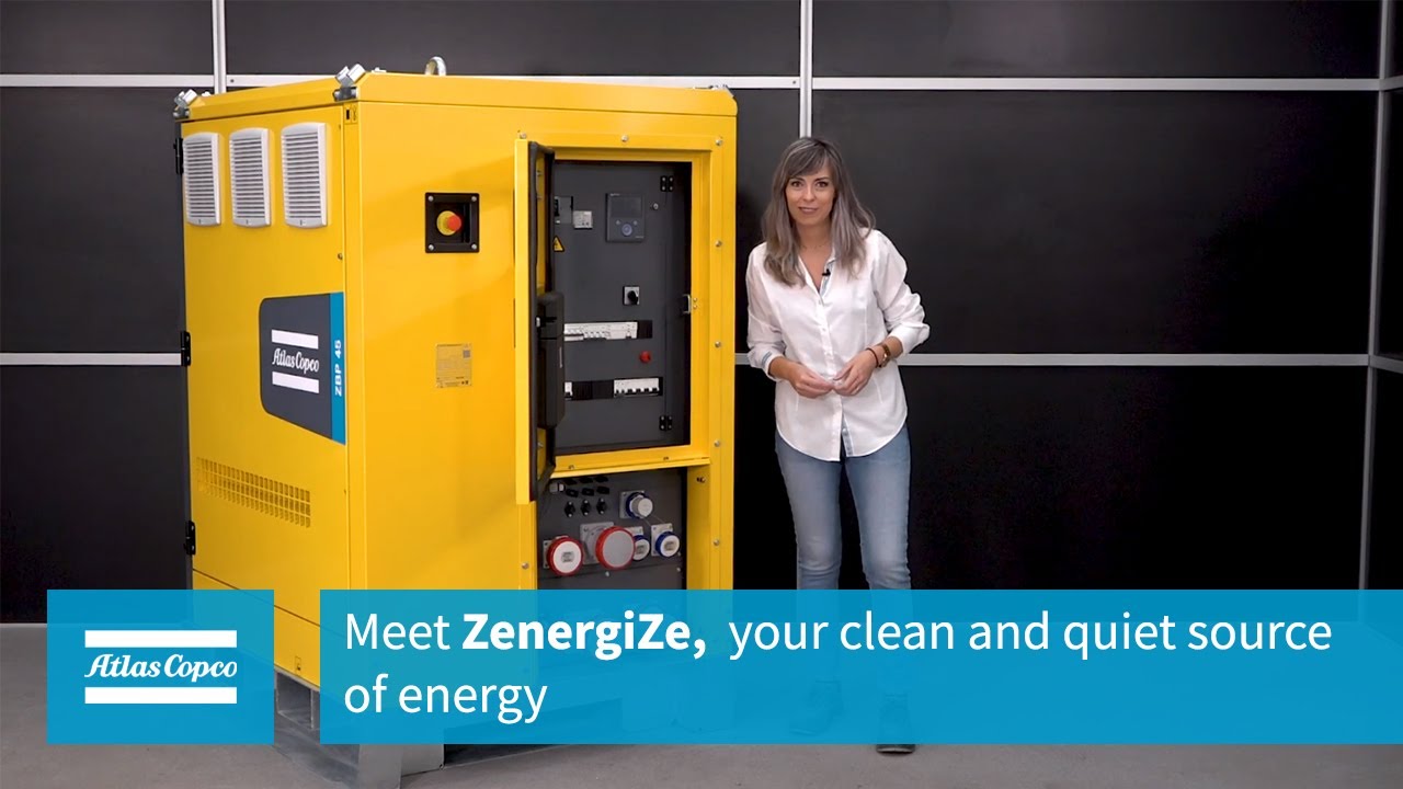 Meet ZenergiZe, your clean and quiet source of energy ｜Atlas Copco Energy Storage Systems
