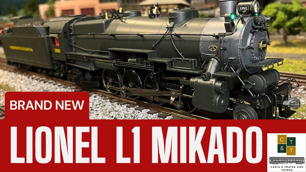 СОВЕРШЕННО НОВЫЙ - паровой двигатель Lionel L1 Mikado!