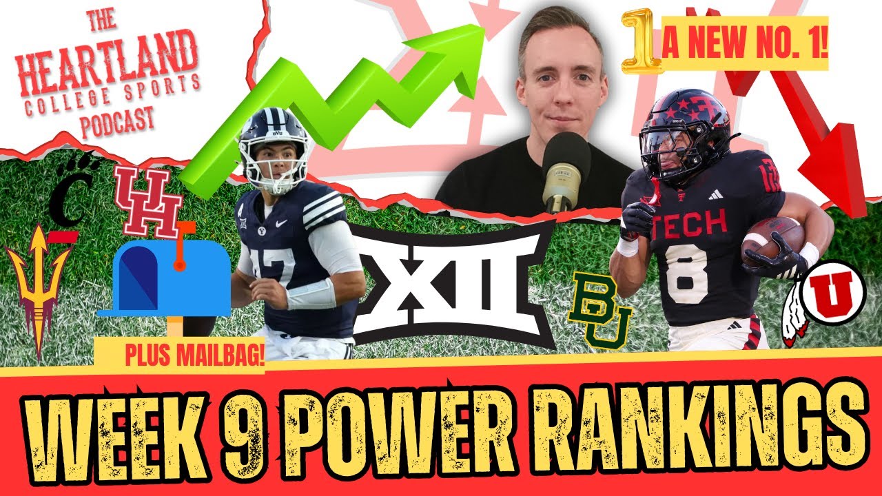 Рейтинги Big 12 Power + Mailbag: новый #1 после хаоса 8-й недели! (Live)