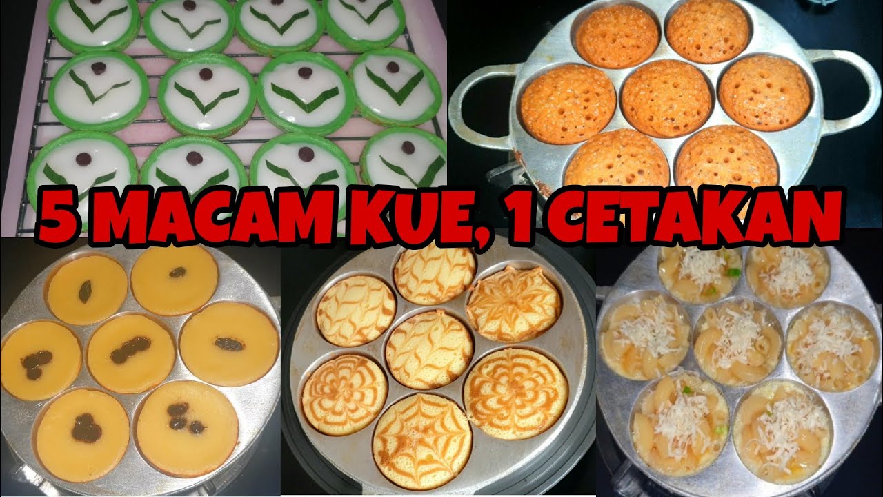 5 Macam Resep Kue Dengan 1 Cetakan!
