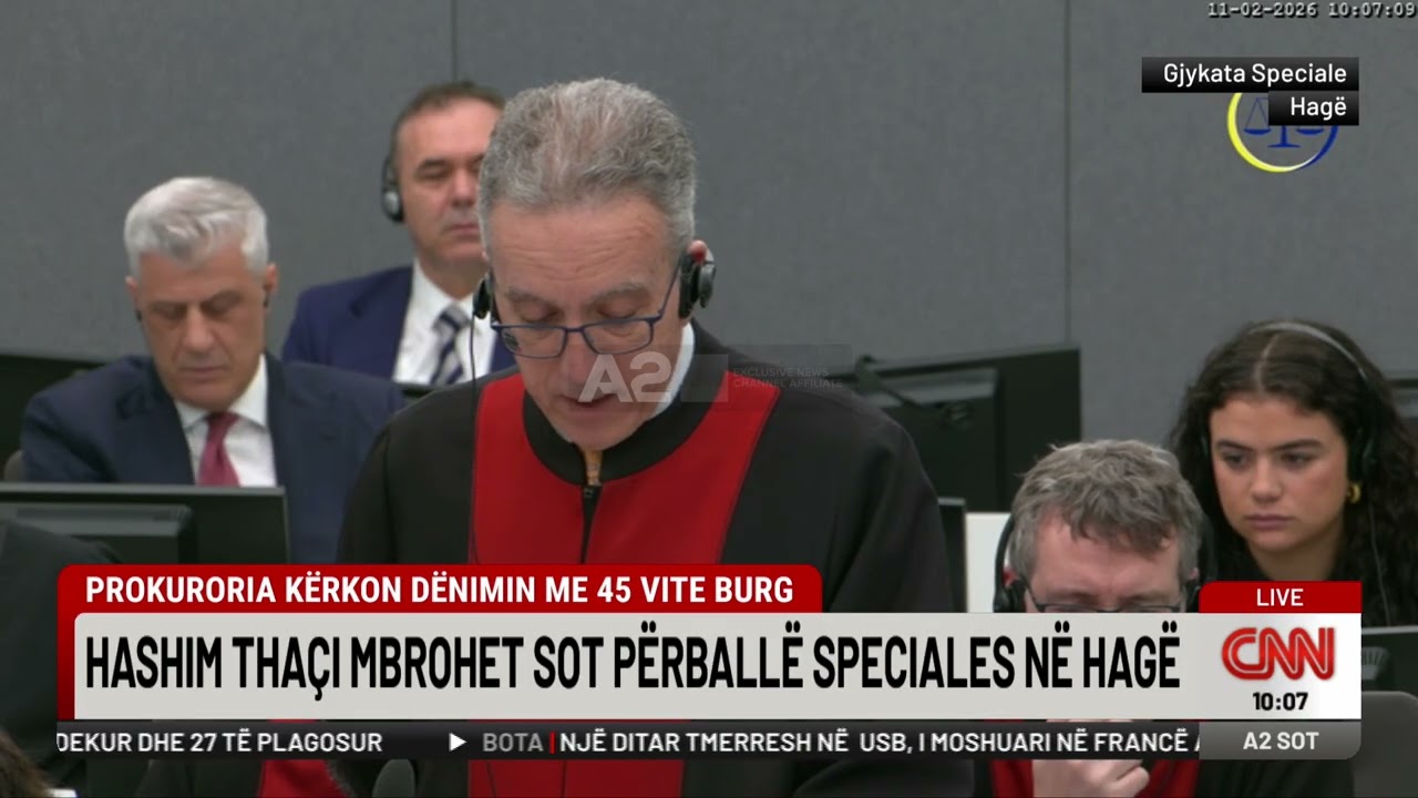 “Gjykata dështoi në prova”, Avokati mbrojtës trondit Hagën: Hashim Thaçi është i pafajshëm!