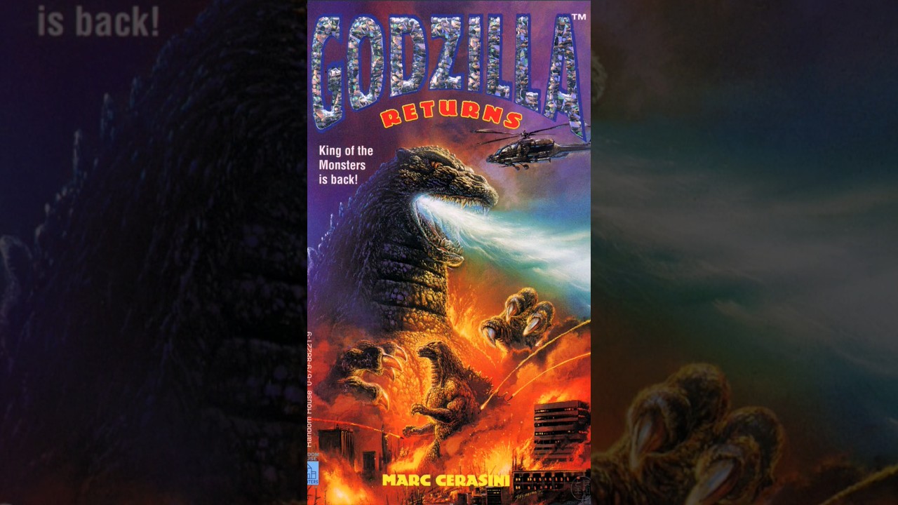 Godzilla book series by Marc Cerasini, discussing Godzilla Returns. #godzilla #kaiju #booktube