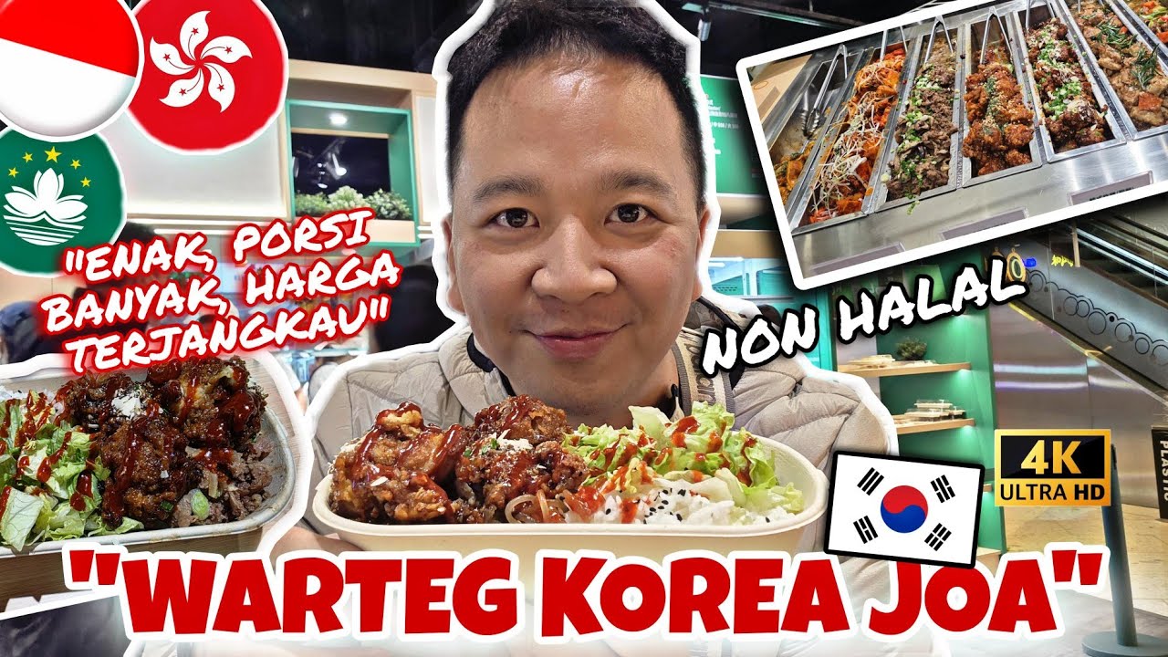 WARTEG KOREA JOA, ENAK PORSI BANYAK HARGA TERJANGKAU