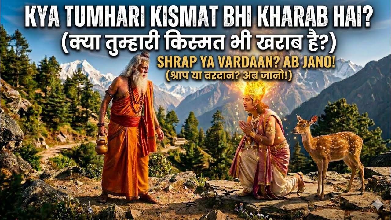 Bhagwan ka SHRAP ya VARDAAN? 🚩 | जो बुरा हुआ, वो सबसे अच्छा था! #HindiKahaniya#SpiritualMotivation