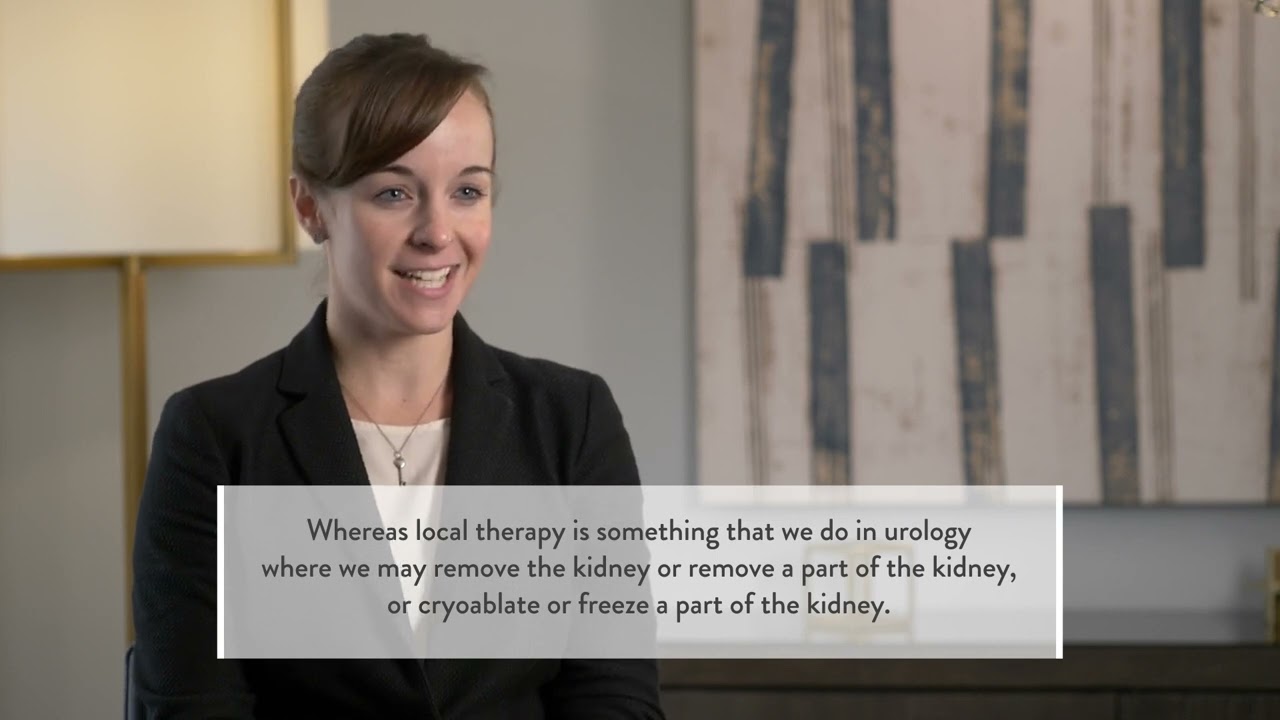 What is the difference between systemic therapy and local therapy in kidney cancer?