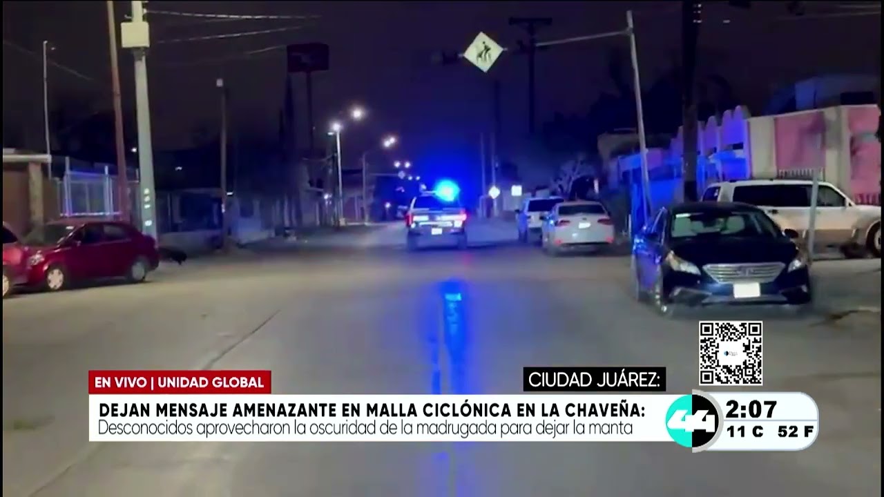 Dejan mensaje amenazante en malla ciclónica en La Chaveña