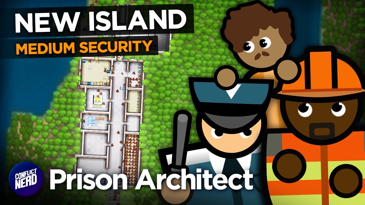 Planning a New Prison on Another Island in Prison Architect!