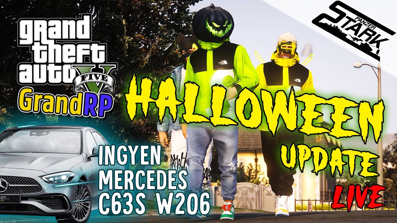GTA 5 GrandRP - 19.Rész (Halloween Update!🎃Ingyenes Merci..) - Stark LIVE