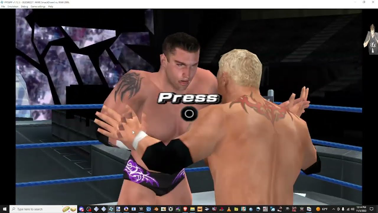 Changing Moves In Smackdown Vs Raw PSP