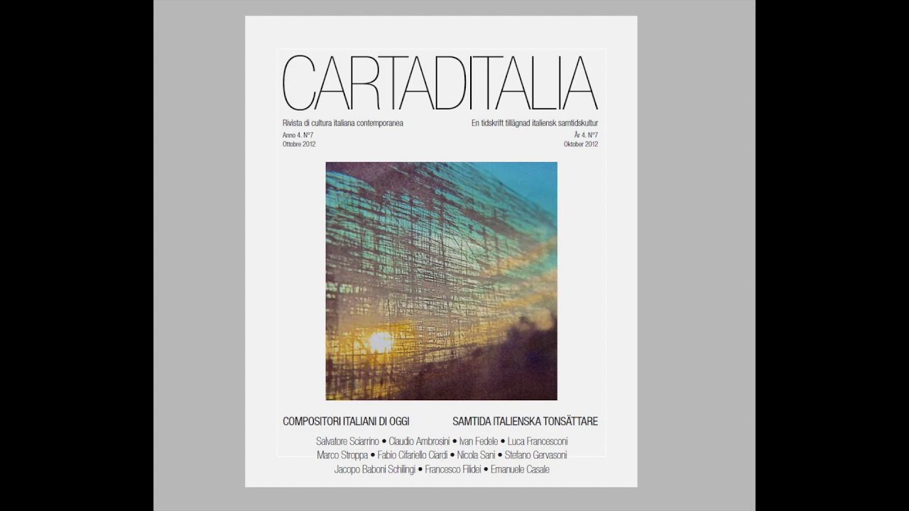 Fabio Cifariello Ciardi - Ab  for ensemble (2007) - excerpt