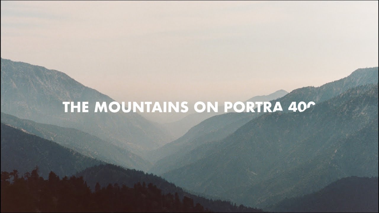 The mountains on portra 400 [Canon A1]