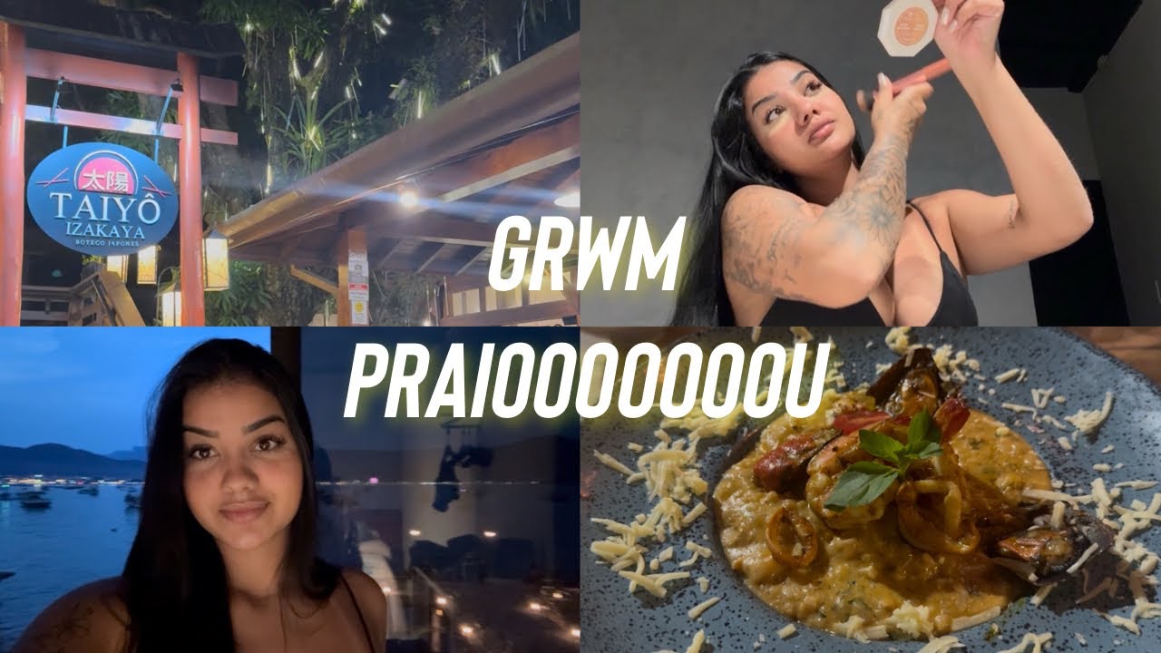 SE ARRUME COMIGO | jantar na praia 🏝️ 