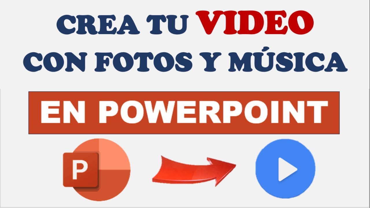 Cómo CREAR UN VIDEO con Fotos y Música en POWERPOINT - ¡SUPER SENCILLO!