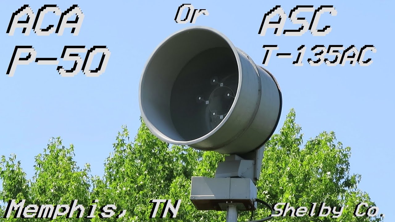 ACA P-50/American Signal T-135AC Siren Test - Memphis, TN