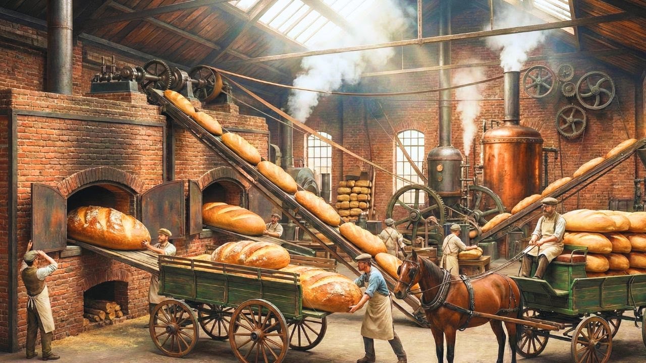 Inside The 1800s Factory: How Bread Was Made