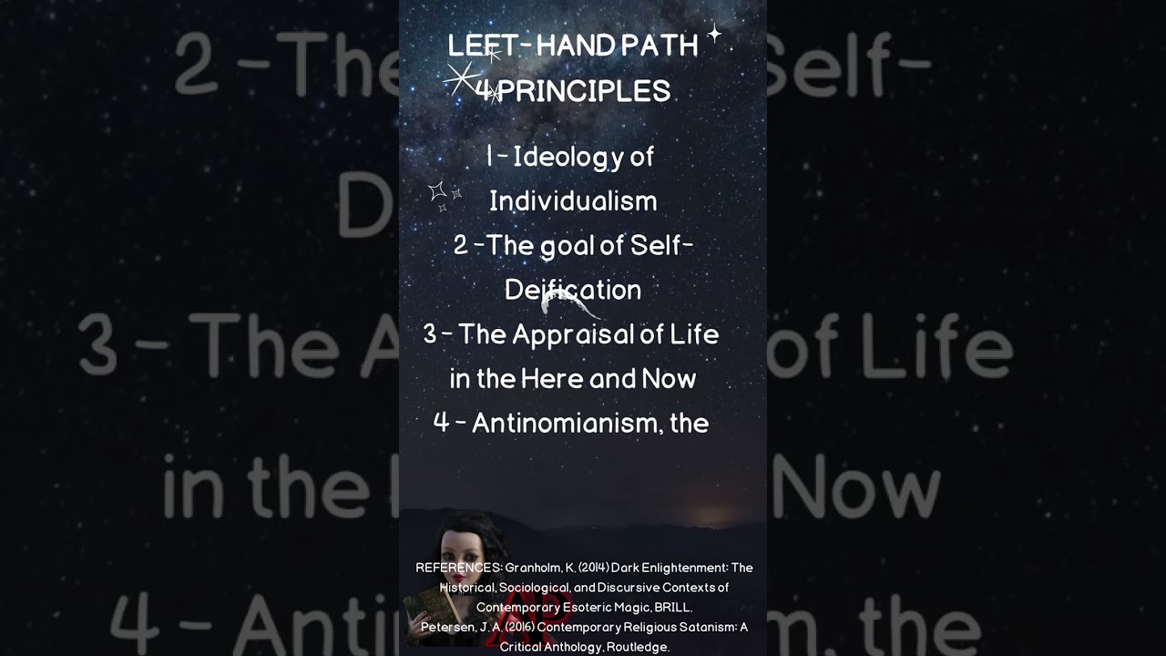 The Core principles of the Left-Hand Path