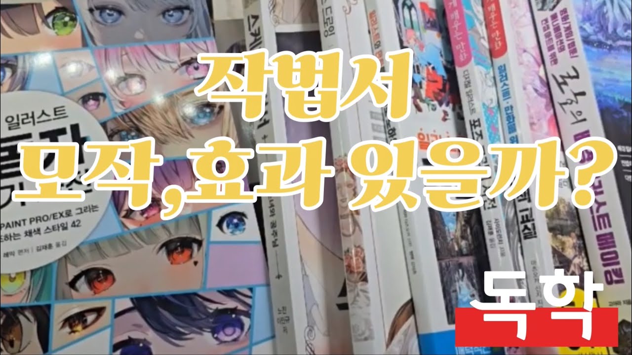 작법서 한권을 다 따라 그리면 과연 그림 실력이 얼마나 늘까?上