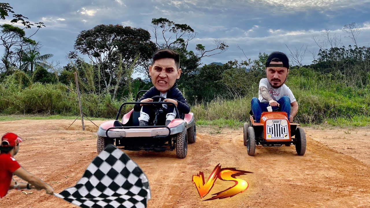 FIZEMOS UMA PISTA DE ARRANCADA NO MEU SÍTIO.