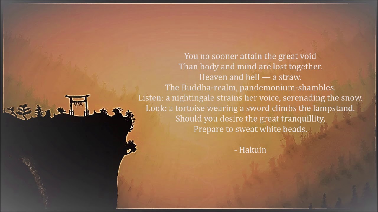 Zen Poem by Hakuin
