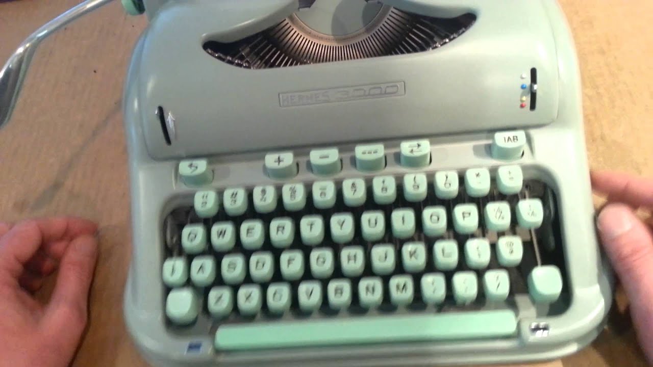 1963 Hermes 3000 typewriter