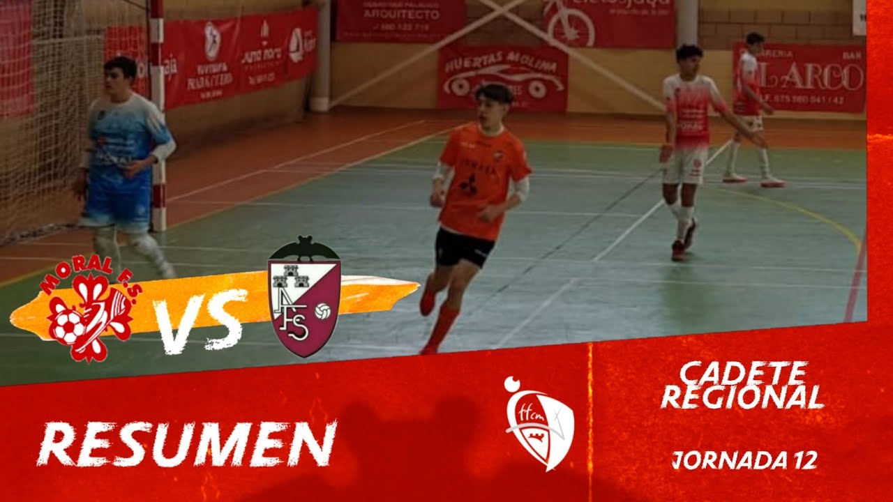 Resumen Moral FS -Albacete FS (1-8). CADETE REGIONAL/ Jornada 12