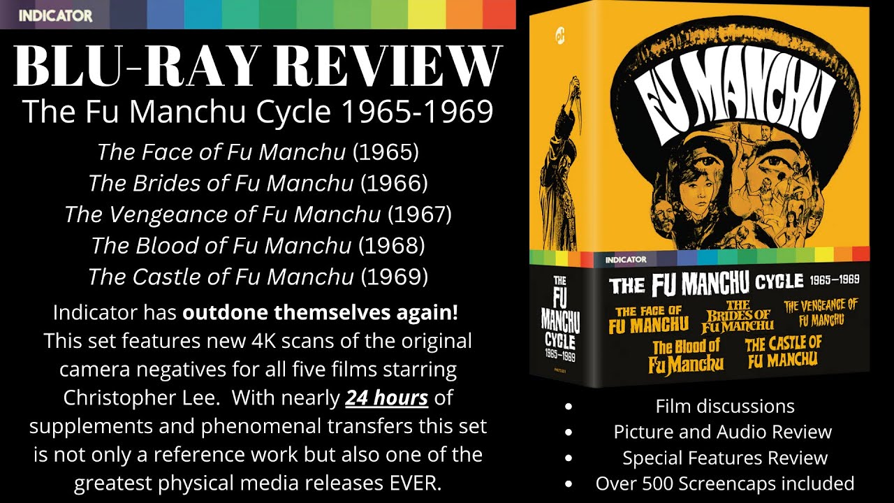 The Fu Manchu Cycle 1965-1969 Indicator Blu-ray Boxset Review