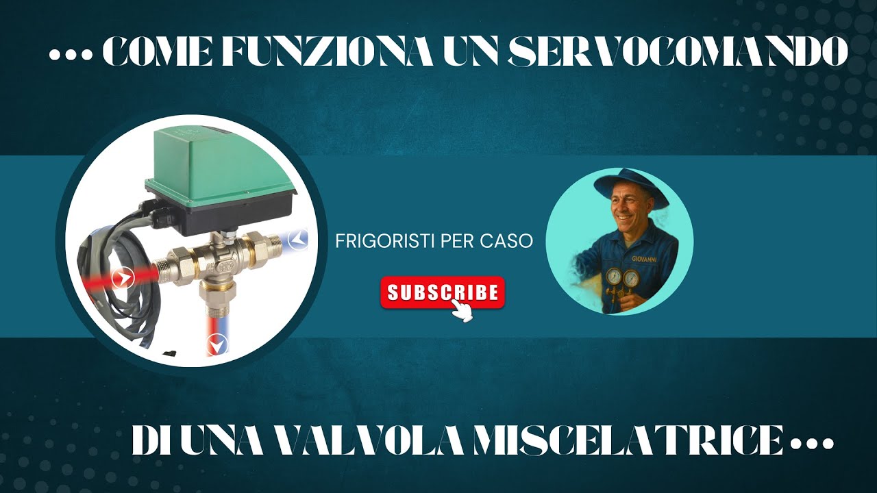 COME FUNZIONA UN SERVOCOMANDO DI UNA VALVOLA MISCELATRICE