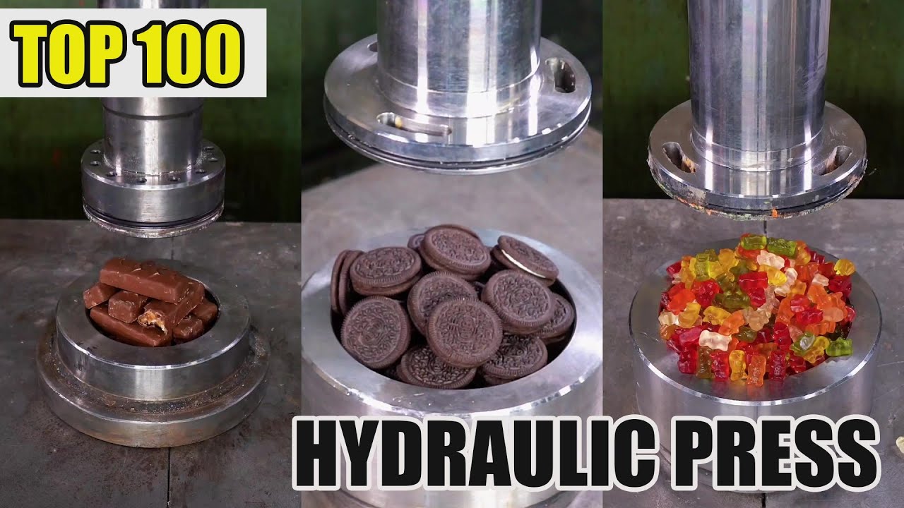 Top 100 Most Satisfying Hydraulic Press Crushes | Ultimate Crushing Moments Compilation #asmr