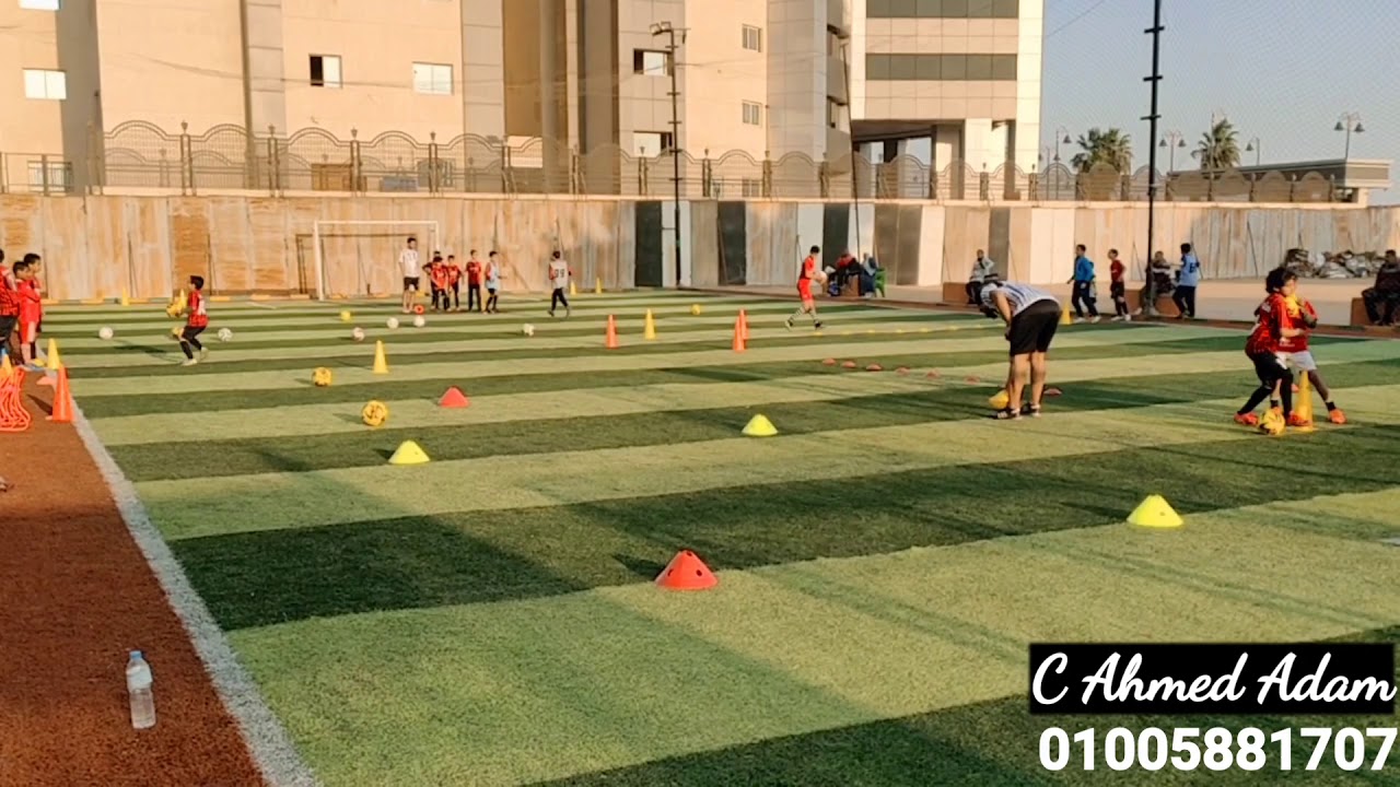 تدريبات لزيادة السرعة والمهارات والباص|كرة قدم للاعب الأكاديميprofessionals Academy كابتن أحمد أدم.