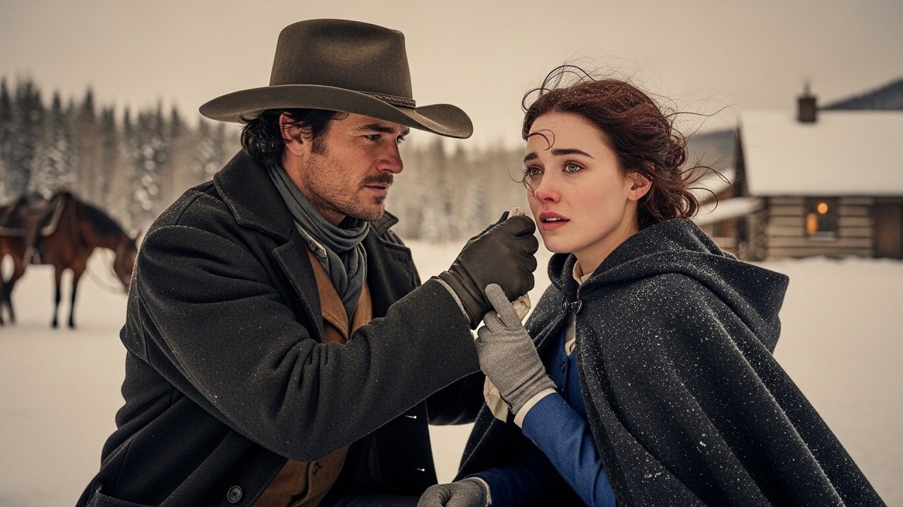 The Cowboy Found Her Crying in the Snow, He Dried Her Tears and Gave Her Reasons to Smile