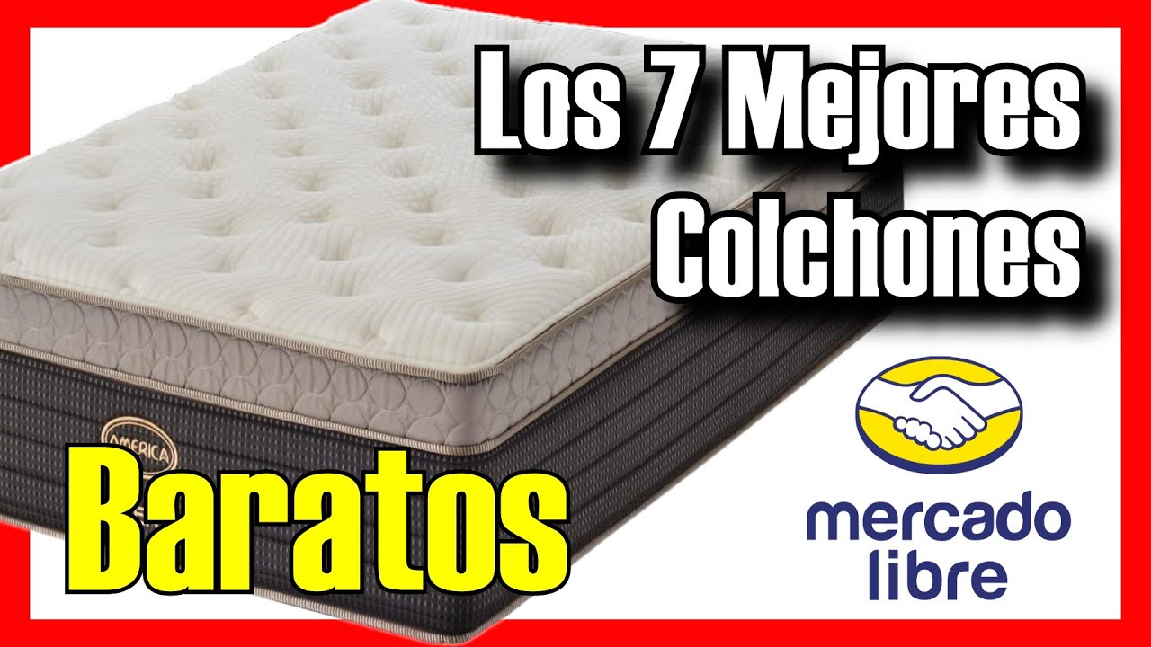 🛏️🔥 7 MEJORES Colchones BUENOS y BARATOS de Mercado Libre [2026]✅Individuales / Matrimoniales M&eacute;xico
