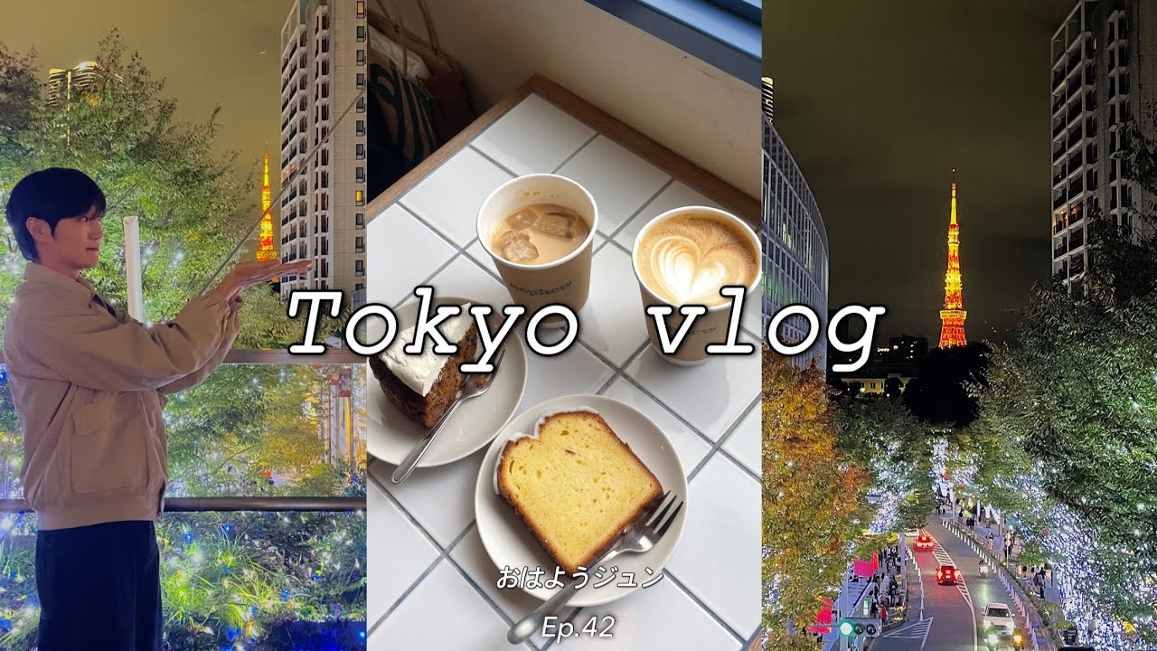 [Vlog] Ep.42 – 도쿄 롯폰기 일루미네이션 🗼✨ | 요요기공원 가을 소풍 🧺🌳 | 도쿄 이사 준비하기