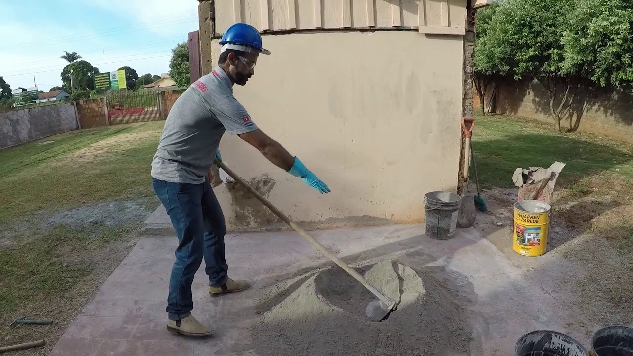 COMO FAZER MASSA  DE REBOCO