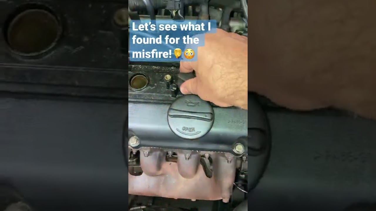 Engine runs very rough with misfire in cylinder 4, see what I found! 🤦&zwj;♂️