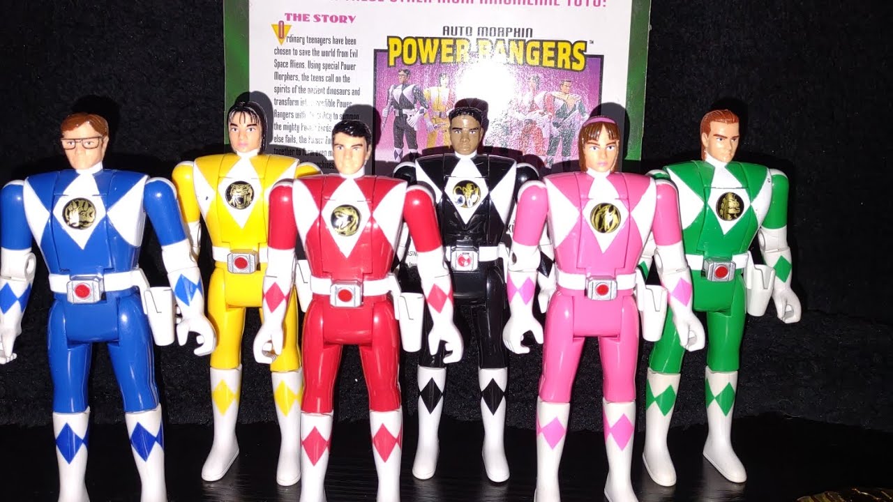 BanDai Auto Morphin Power Rangers