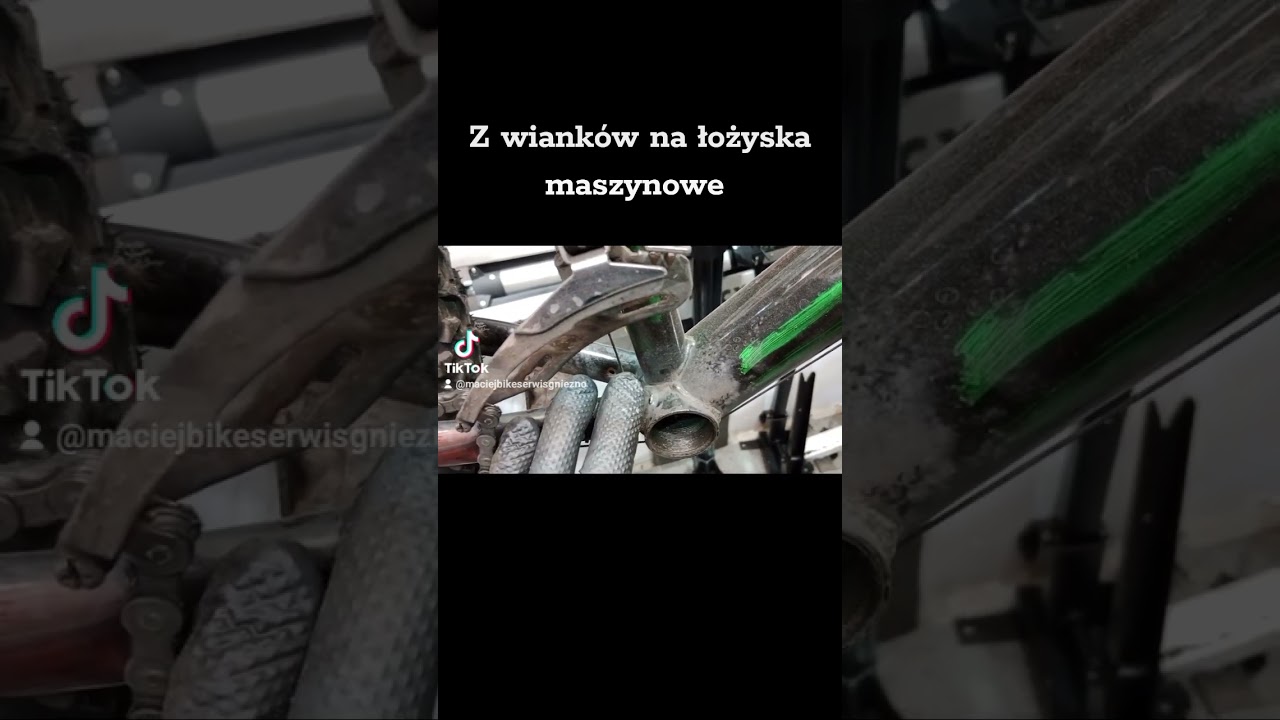 Z wianków na łożyska maszynowe czyli bike tuning 😁🚲