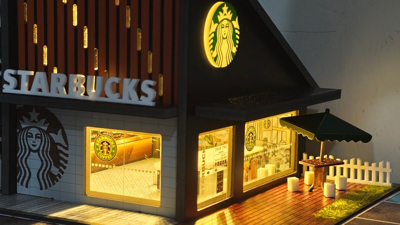 Starbucks Diorama Model by G-Fans 1/64 | UNBOXING and PREVIEW