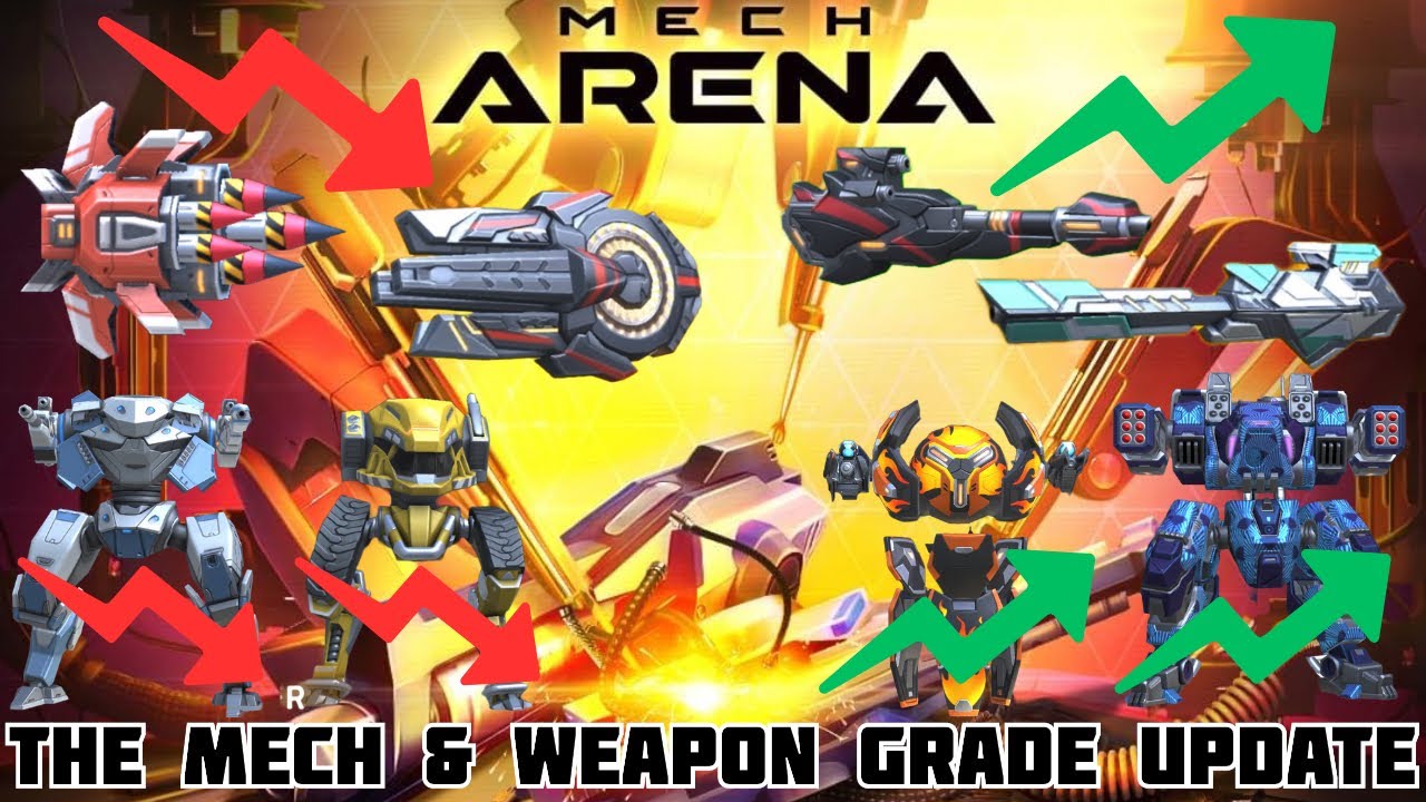 FINALLY!! 🤩 IT&rsquo;S HERE - MECH & WEAPON GRADE UPDATE | MECH ARENA