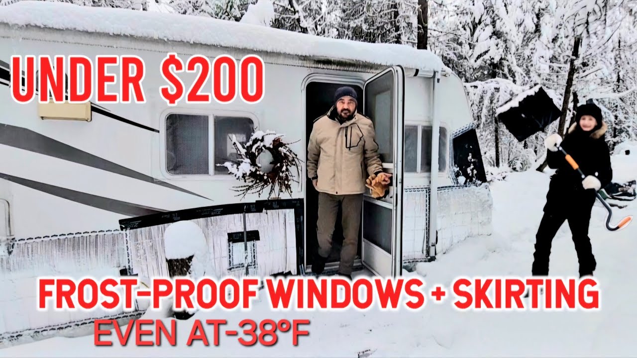 ❄️ Подготовка автодома к зиме: окна без заморозков + плинтусы (без замерзших труб!) Постоянная ра...