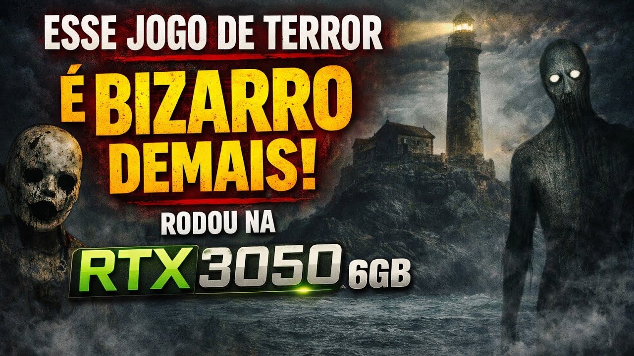 EU NÃO ENTENDI NADA DESSE JOGO DE TERROR RODANDO NA RTX 3050 6GB
