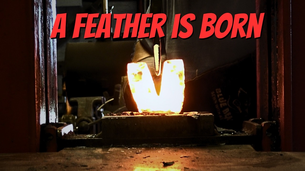 How to Make a Feather Damacus Bowie Billet