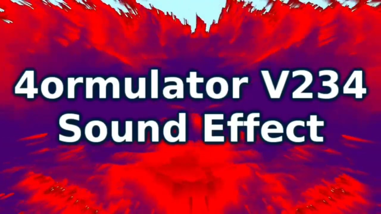 4ormulator V234 Sound Effect