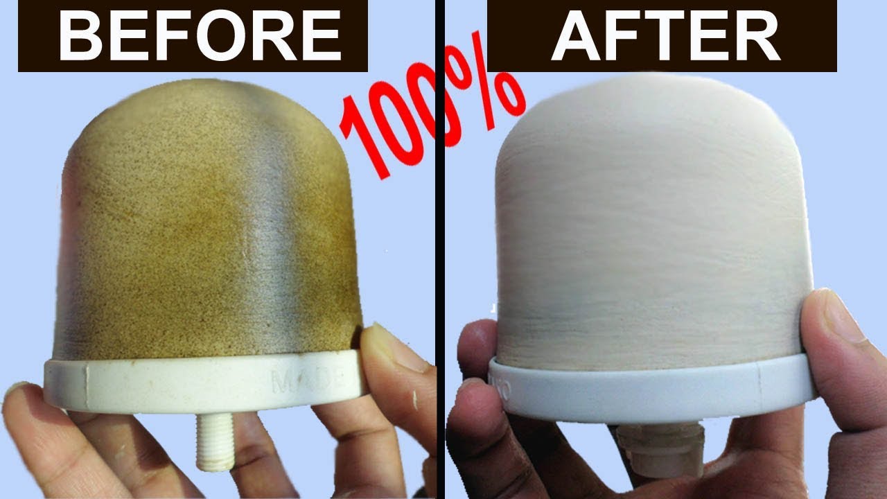 How I Magically Clean Water Filter Ceramic without buying anything At Home | Best Learning Centre