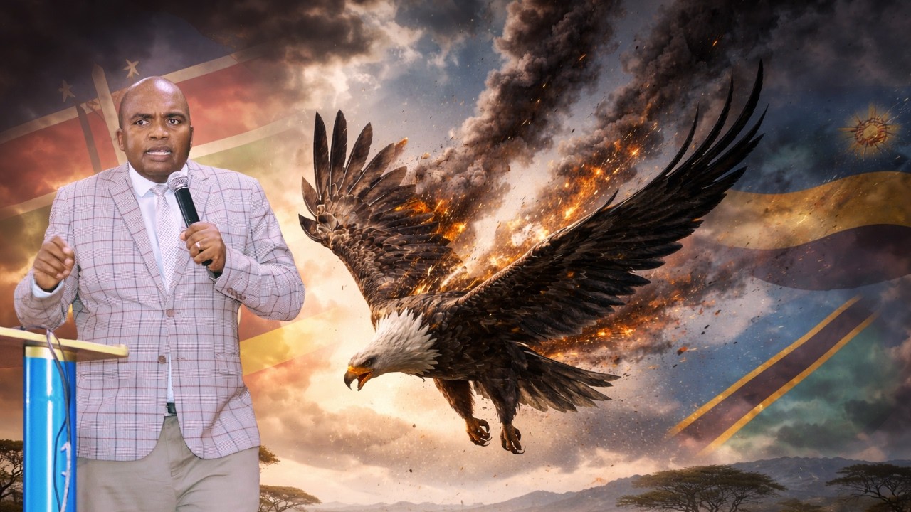 Vision of a huge bird falling in East Africa
