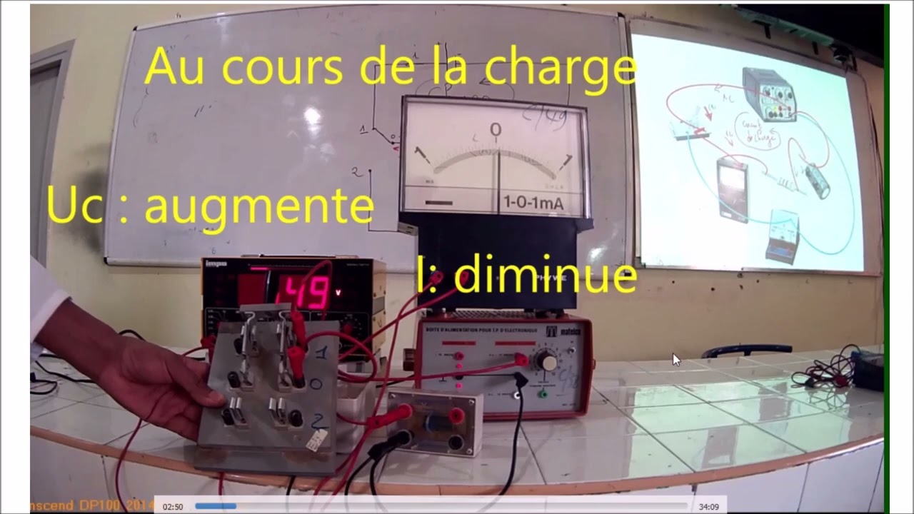 charge et décharge du condensateur 2BAC