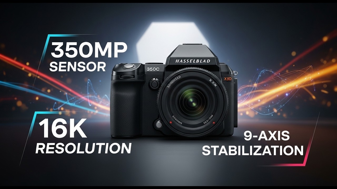 Hasselblad X3D 350C 📸 350MP + 16K + 9X Stabilization Unleashed!