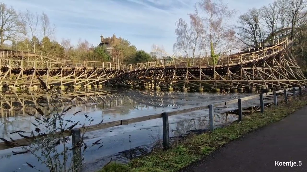 Het tijdelijke pad van anderrijk naar ruigruik  (de oude bouw route)